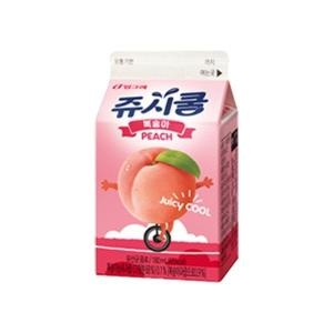 빙그레 쥬시쿨 복숭아 180ml (75개)_이미지
