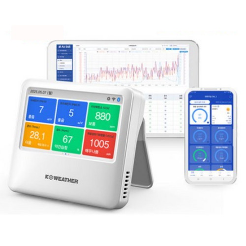케이웨더  IoT실내통합 공기측정기 ARC-600DA