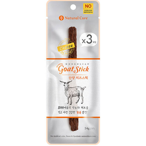 네츄럴코어 몽골 산양 치즈스틱 3p