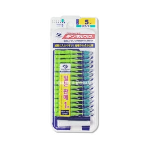 젝스 덴탈프로 치간칫솔 15p 5단계 1.5mm/치실 원추형 L 일자형 I자형 치간치솔
