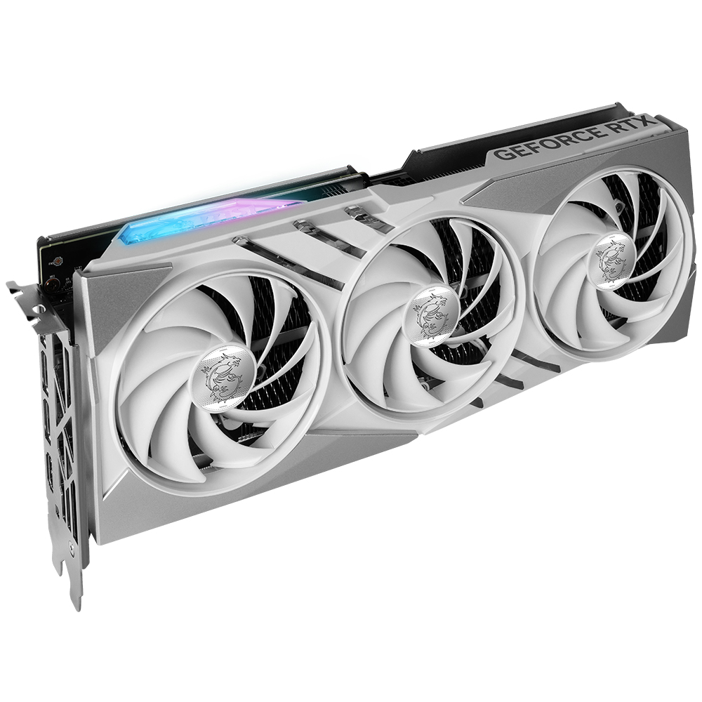 MSI 지포스 RTX 4070 SUPER 게이밍 X 슬림 화이트 D6X 12GB 트라이프로져3_이미지