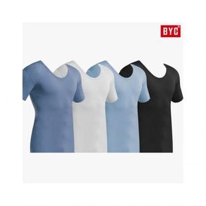 BYC 반팔런닝 남자순면런닝 라운드 런닝구 메리야스 1매_이미지
