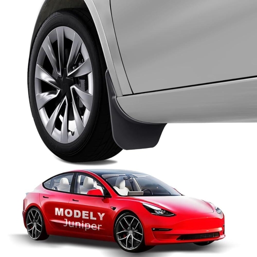 테슬라 REVAA 2025 신모델 Y 주니퍼 액세서리 머드 플랩 드릴링 필요 없음 모델 Y 주니퍼 2025-2026용 전천후 머드.._이미지