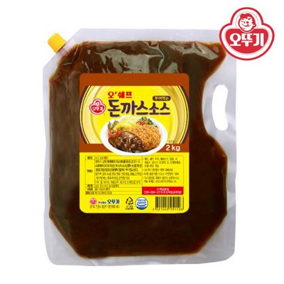 오뚜기 오쉐프 부어먹는 돈까스소스 2kg (5개)