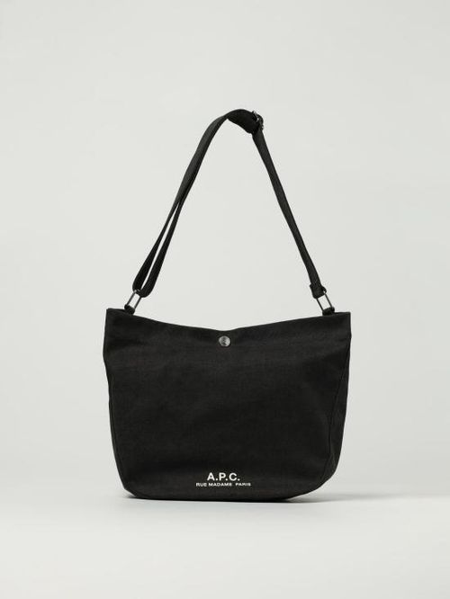 아페쎄 저널 로고 숄더백 PSAJZM61939LZZ BLACK DOM