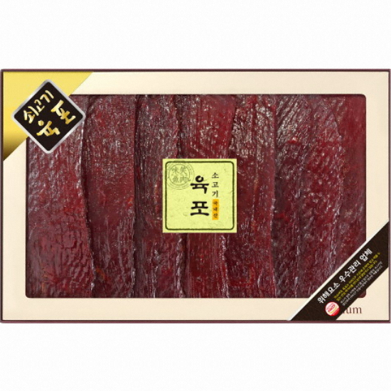 두영에프앤디 미소어육 국내산 소고기 육포 선물세트 700g (1개)