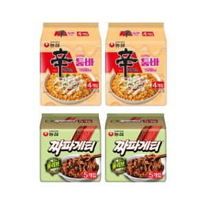 농심 신라면 툼바8개 + 짜파게티10개