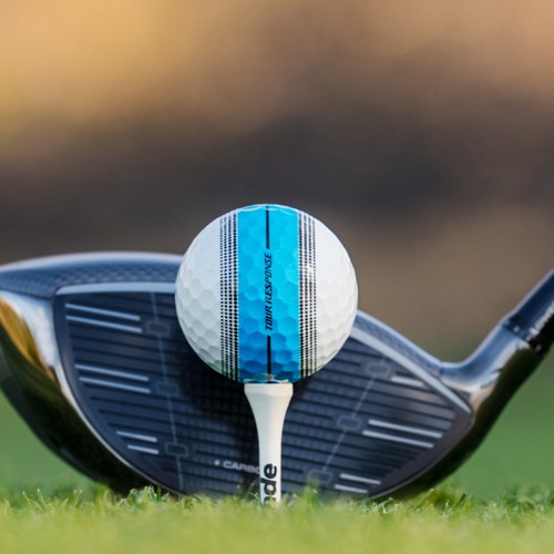 테일러메이드 투어 리스펀스 스트라이프 (네온블루, 24개)_이미지