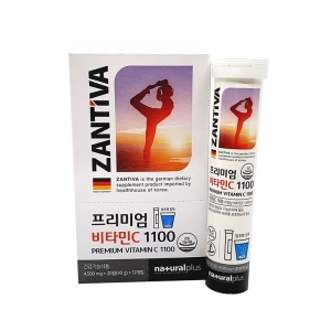 잔티바 프리미엄 발포 비타민C 1100 4500mg 20정