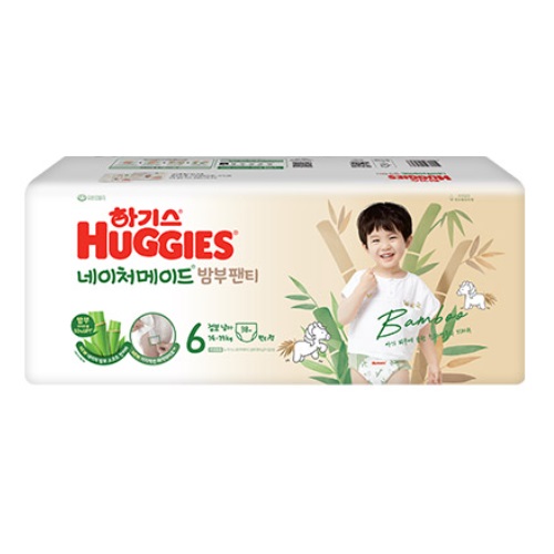 하기스 2024 네이처메이드 밤부 팬티형 6단계-남아용 (152매)_이미지