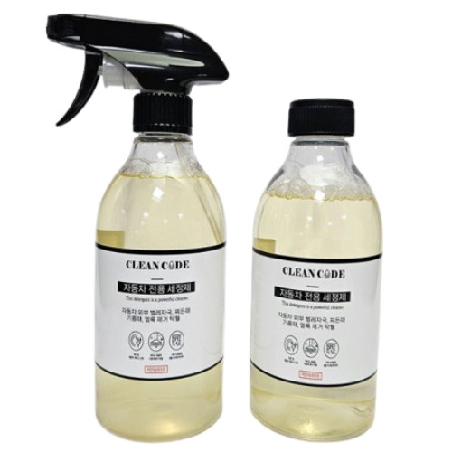 클린코드  자동차 전용 세정제 본품 500ml+리필500ml