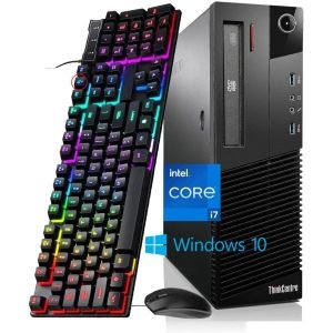 ����� ��ũ���� M93p SFF ����Ͻ� ����ũ�� ��ǻ�� PC ���� �ھ� i74790 36Ghz 16GB RAM 256GB SSD..