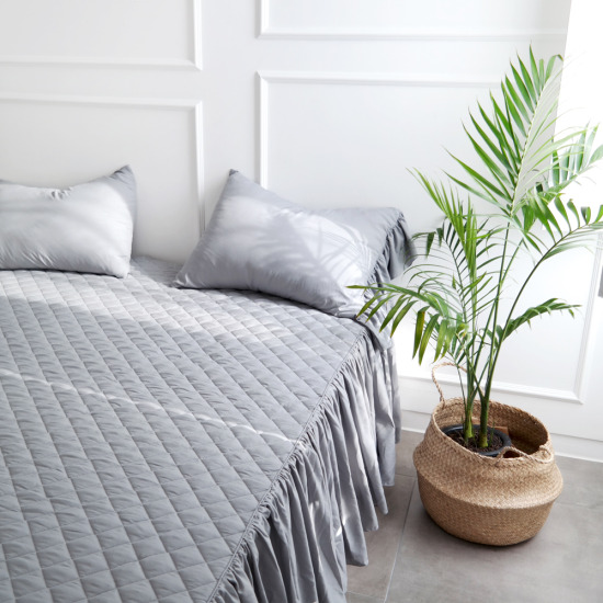 올리버하우스 로맨틱 링클 피그먼트 침대스커트 (슈퍼싱글 SS)