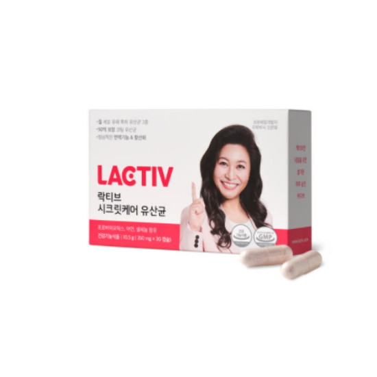 락티브 시크릿케어 유산균 30캡슐 (1개)