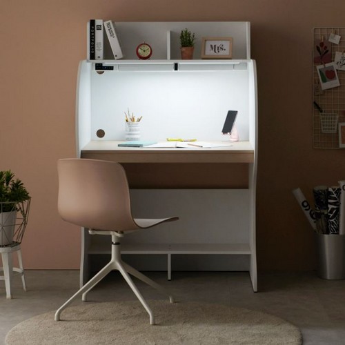 e스마트 엘리트 와이드 독서실책상+감성 LED스탠드 (930x580)_이미지