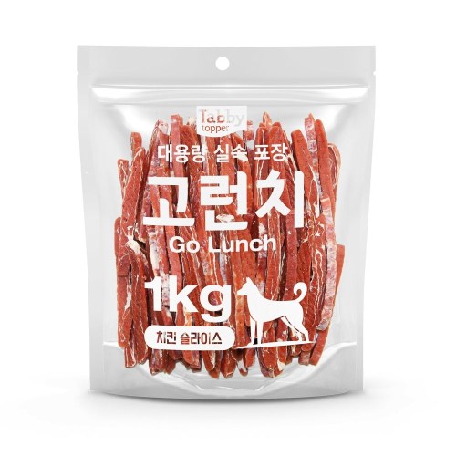 테비토퍼 고런치 치킨 슬라이스 1kg (1개)_이미지