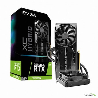 EVGA 지포스 RTX <b>2070</b> <b>SUPER</b> XC HYBRID GAMING D6 8GB