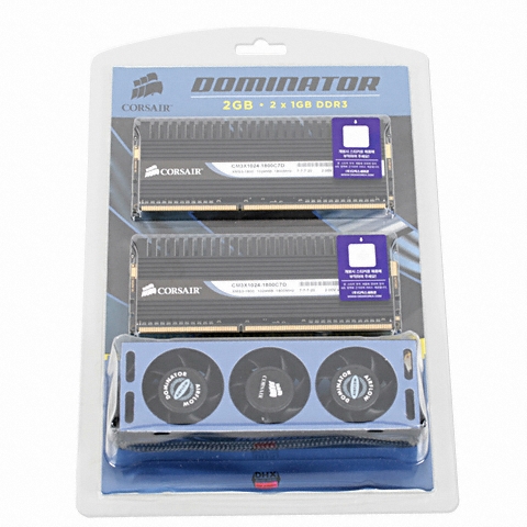 CORSAIR DDR3-1800 DOMINATOR DF 패키지 디직스 (2GB(1Gx2))_이미지
