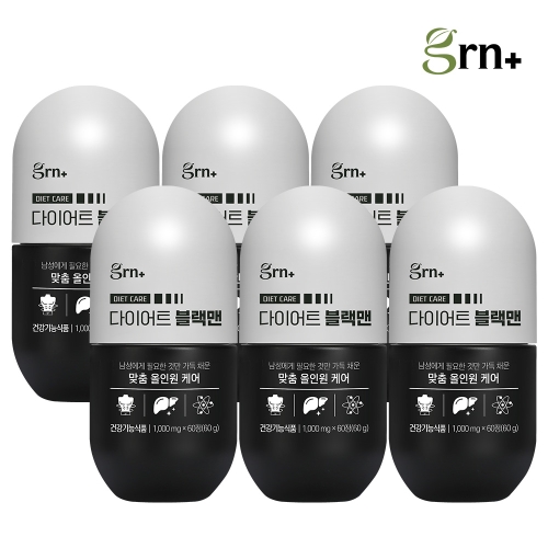 GRN 다이어트 블랙맨 60정 (6개)
