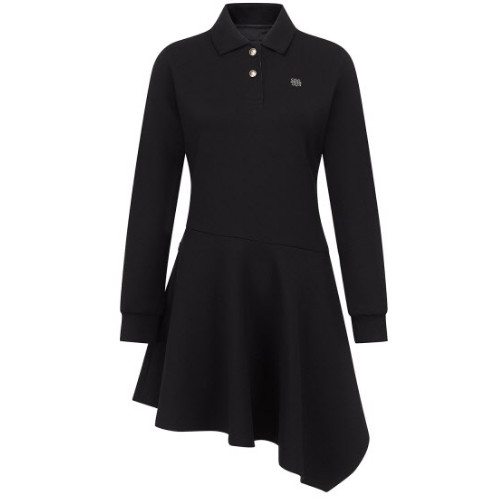 세인트앤드류스 별 심볼 플레어 카라 원피스 821E4JSA32_BK_이미지