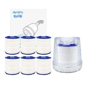 아토젯 녹물 염소제거 1년세트 주방용 코브라형+헤드필터2box