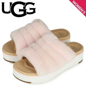 UGG 샌들 레이디스 후저 퍼 플러프 이어 슬라이드 FLUFF YEAH SLIDE 핑크 1098681 270878