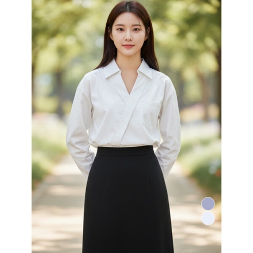 앳마크 사선클로오픈셔츠_AA61SH003