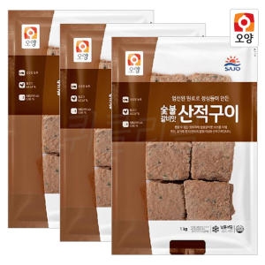 사조오양 숯불구이맛 고기산적 1kg (3개)