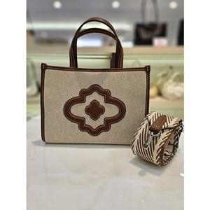 오야니 모로칸 로즈 캔버스 토트크로스백OBSBTT72118 Free 브라운