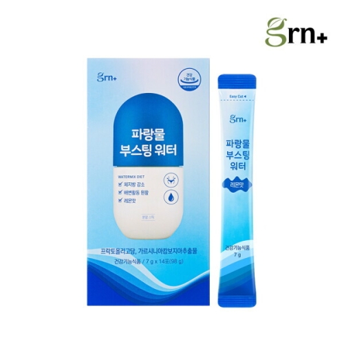 GRN 파랑물 부스팅 워터 14포 (1개)_이미지