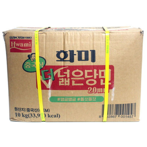 화미(Hwami) 중국식 더 넓은 당면 20mm 10kg (1개)