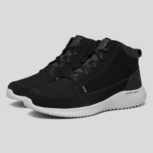  스케쳐스 남성용 겨울용 가죽 방한 부츠 666160