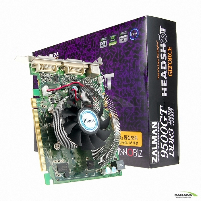 DigitalPious 지포스 9500GT 헤드샷 D3 256MB 잘만_이미지
