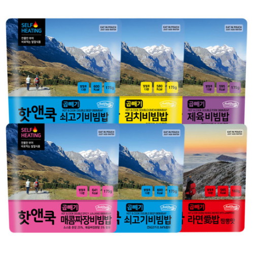 참미푸드 이지밥 핫앤쿡 곱빼기 6종세트 (1개)