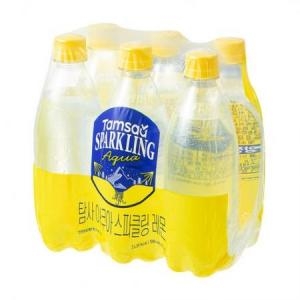 탐사 아쿠아 스파클링 레몬 무라벨 500ml (6개)_이미지