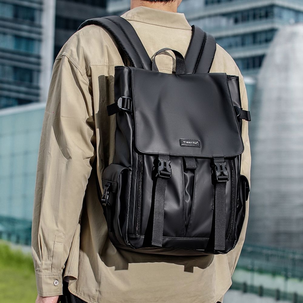 남자 30대 데일리 노트북 백팩 회사 가방 TGN649A 블랙