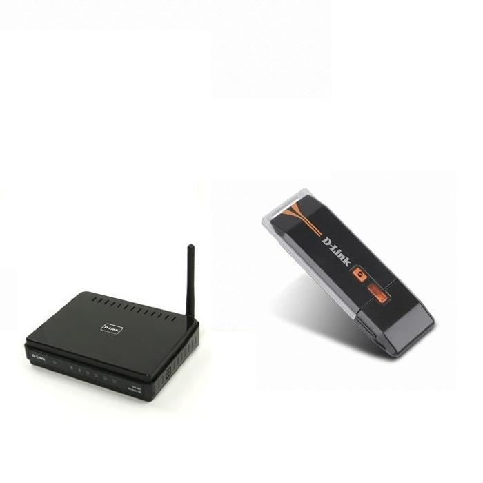 D-Link DIR-600 공유기 패키지 (+ DWA-125 USB 2.0 무선랜카드)