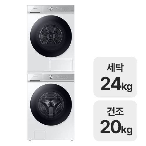 삼성전자 비스포크 AI WF24B8200KW + DV20B8710BW
