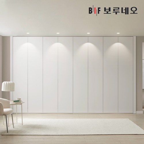 BIF보루네오 레스 무몰딩 여닫이 붙박이장이미지입니다. 누르면 해당 게시물로 새창이동합니다.