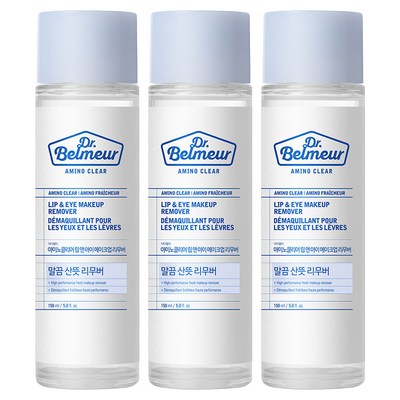 더페이스샵 닥터벨머 아미노클리어 립앤아이 리무버 150ml (3개)_이미지