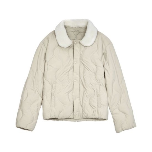 뱅뱅 여성 무봉제 카라 탈부착 덕다운 점퍼 NUL805