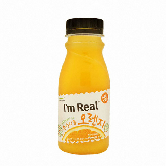 풀무원 아임리얼 순수착즙 오렌지 190ml (1개)_이미지