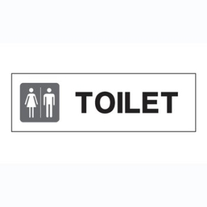 Zhengtu WOMEN TOILET 화장실 아크릴표지판 180x60mm_이미지