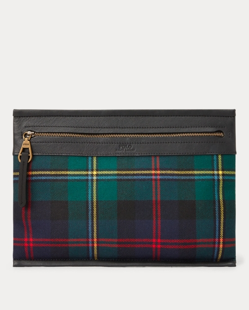 폴로랄프로렌 Tartan Print Wool Pouch 상품이미지