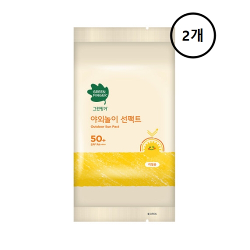 그린핑거 야외놀이 선팩트 16g (리필2개)_이미지