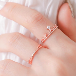 �콺Ƽ�� �ڵ���̵�+���ι�/Fortuna/ Madyson 925 Silver Ring RR-60245