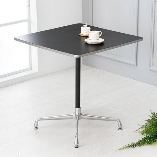 위드퍼니처 메이 사각 18T 40R 블랙 크로스 식탁 700