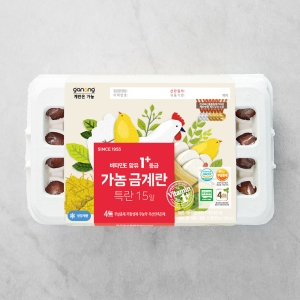 가농 금계란 비타민E 함유 1+등급 특란 15구 (1개)_이미지