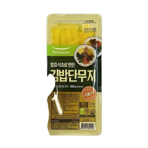 풀무원  김밥 단무지 400g