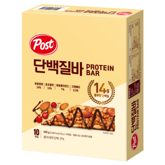 동서식품 포스트 포스트 단백질바 500g (3개)_이미지
